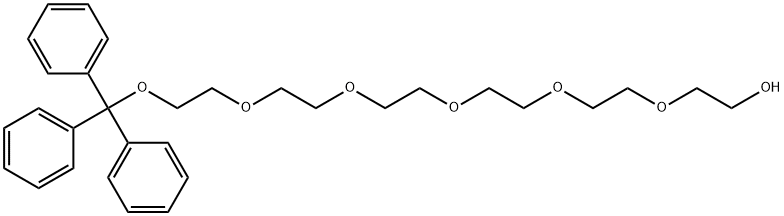 六甘醇单三苯甲基醚, 127999-16-0, 结构式