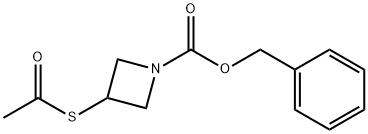 3-(acetylthio)-1-(benzyloxycarbonyl)azetidine128117 Struktur