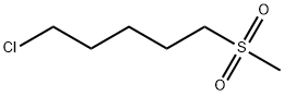 1-氯-5-甲磺酰基戊烷,128147-29-5,结构式