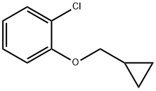 Benzene, 1-chloro-2-(cyclopropylmethoxy)- 结构式
