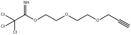 炔基 - PEG2 - 三氯乙酰亚氨 结构式
