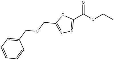 ethyl 5-((benzyloxy)methyl)-1,3,4-oxadiazole-2-carboxylate|