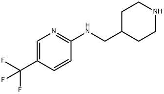 2-Pyridinamine,N-(4-piperidinylmethyl)-5-(trifluoromethyl)- Struktur