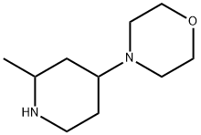 4-(2-甲基哌啶-4-基)吗啉 结构式