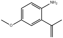 Benzenamine, 4-methoxy-2-(1-methylethenyl)-, 128368-43-4, 结构式
