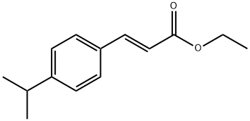 ethyl (E)-3-(4-isopropylphenyl)acrylate Struktur