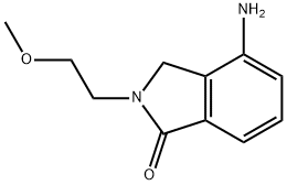 1H-Isoindol-1-one, 4-amino-2,3-dihydro-2-(2-methoxyethyl)- Structure