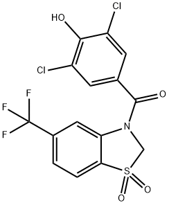 Dotinurad Impurity 16 化学構造式