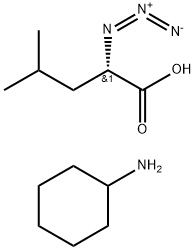环己胺(S)-2-叠氮-4-甲基戊酸, 1286670-79-8, 结构式