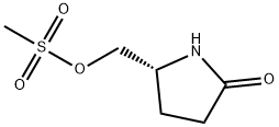 (R)-(5-oxopyrrolidin-2-yl)methyl methanesulfonate Structure