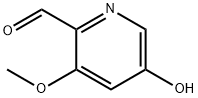 5-羟基-3-甲氧基吡啶甲醛, 1289039-21-9, 结构式