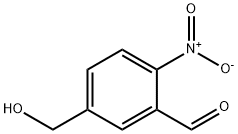 Benzaldehyde, 5-(hydroxymethyl)-2-nitro- Structure