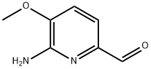 2-Pyridinecarboxaldehyde, 6-amino-5-methoxy- Struktur
