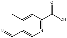5-甲酰基-4-甲基吡啶甲酸, 1289144-68-8, 结构式