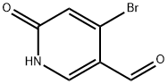 4-溴-6-氧代-1,6-二氢吡啶-3-甲醛, 1289159-69-8, 结构式