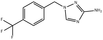 1-(4-(三氟甲基)苄基)-1H-1,2,4-三唑-3-胺, 1291723-68-6, 结构式