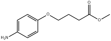 Butanoic acid, 4-(4-aminophenoxy)-, methyl ester Structure