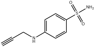 4-(丙-2-炔-1-基氨基)苯磺酰胺 结构式