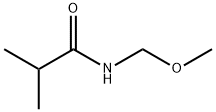 Propanamide, N-(methoxymethyl)-2-methyl-, 13025-12-2, 结构式