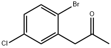 1-(2-溴-5-氯苯基)丙烷-2-酮, 1305323-97-0, 结构式