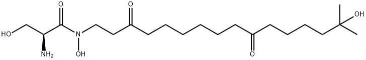 Propanamide, 2-amino-N,3-dihydroxy-N-(15-hydroxy-15-methyl-3,10-dioxohexadecyl)-, (2S)-|依那汀 ⅠA