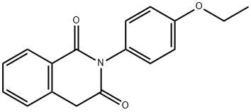 1,3(2H,4H)-Isoquinolinedione, 2-(4-ethoxyphenyl)- Struktur