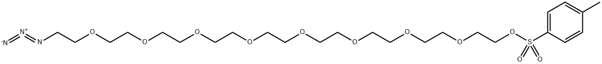 N3-PEG9-Tos Structure