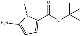 1H-Pyrrole-2-carboxylic acid, 5-amino-1-methyl-, 1,1-dimethylethyl ester 结构式