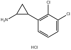 2-(2,3-dichlorophenyl)cyclopropanamine hydrochloride Structure