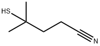 Pentanenitrile, 4-mercapto-4-methyl- 结构式