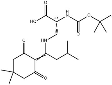 Boc-D-Dap(ivDde)-OH                                                                                                
 Structure