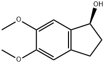 1H-Inden-1-ol, 2,3-dihydro-5,6-dimethoxy-, (1S)- 结构式