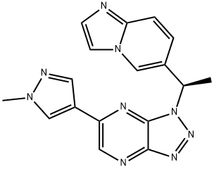 沃利替尼(对映异构体),1313725-89-1,结构式