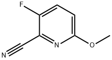3-氟-6-甲氧基吡啶甲腈,1314967-31-1,结构式