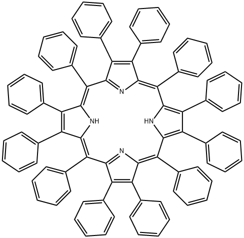 21H,23H-Porphine, 2,3,5,7,8,10,12,13,15,17,18,20-dodecaphenylporphyrin Structure
