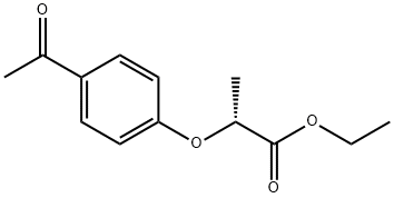 Propanoic acid, 2-(4-acetylphenoxy)-, ethyl ester, (2R)-