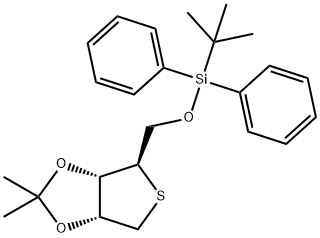 1,4-Anhydro-2,3-O-isopropylidene-5-O-t-butyldiphenylsilyl-4-thio-D-ribitol Structure