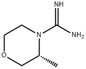 4-Morpholinecarboximidamide, 3-methyl-, (3R)- Struktur