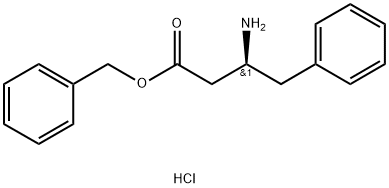 (S)-3-氨基-4-苯基丁酸苄酯盐酸盐 结构式