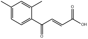 (2E)-4-(2,4-DIMETHYLPHENYL)-4-OXO-2-BUTENOIC ACID, 132972-06-6, 结构式