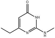 4(3H)-Pyrimidinone, 6-ethyl-2-(methylamino)- Struktur