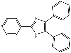 Pyridine, 4-(4,5-diphenyl-1H-imidazol-2-yl)- Struktur