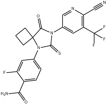 ARN-509 杂质 结构式