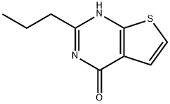 Thieno[2,3-d]pyrimidin-4(1H)-one, 2-propyl- Structure