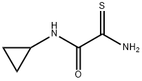 Acetamide, 2-amino-N-cyclopropyl-2-thioxo- Struktur