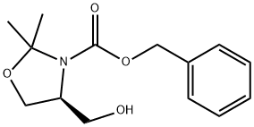 (4S)-2,2-Dimethyl-3-N-Cbz-4-(Hydroxymethyl)Oxazolidine Structure