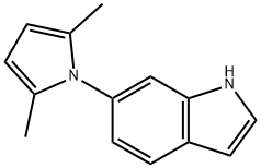 1H-Indole, 6-(2,5-dimethyl-1H-pyrrol-1-yl)-,1335101-83-1,结构式