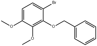 Benzene, 1-bromo-3,4-dimethoxy-2-(phenylmethoxy)-,1335227-07-0,结构式