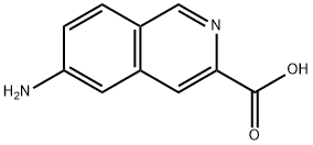 3-Isoquinolinecarboxylic acid, 6-amino-,1337879-46-5,结构式