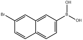 B-(7-溴-2-萘基)硼酸,1337916-21-8,结构式